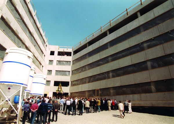 Richtfest dritter Bauabschnitt Mai 2001