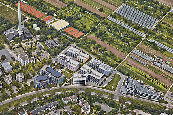 [Translate to EN:] Technologiepark von oben